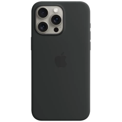 iPhone 15 Pro Max Silicone Case Black