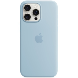 iPhone 15 Pro Max Silicone Case Light Blue